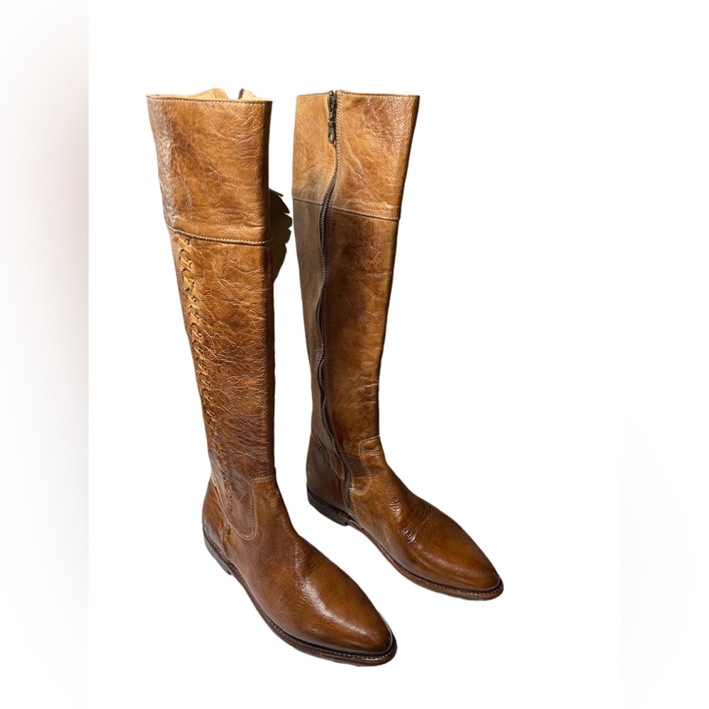 Bed Stu Carrion NEW WITH TAGS Knee High Brown Leather Boots Size 9